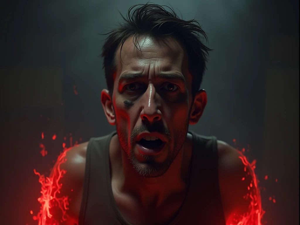 cinematic film still of  <lora:horror movie themed Army of the dead v1:0.8>
Zombie Undead Creatures Monsters Walkers a Zombie with a bloody face and a body covered in blood, horror movie themed, sharp, detailed, artistic, creative, dramatic light, cinematic style, film style, horror style, solo, looking at viewer, black hair, 1boy, yellow eyes, upper body, male focus, blurry, blood, blurry background, blood on face, horror (theme), short hair, mask, depth of field, facial hair, shallow depth of field, vignette, highly detailed, high budget, bokeh, cinemascope, moody, epic, gorgeous, film grain, grainy