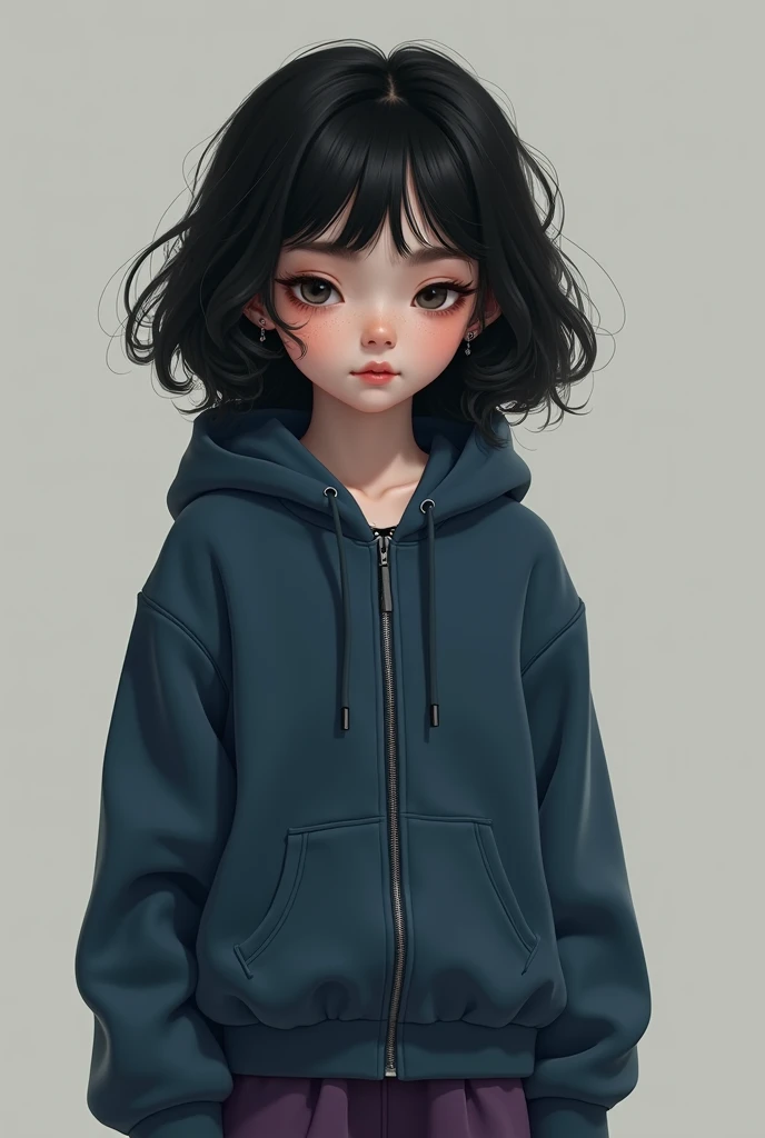 Make a Pixar-style girl avatar，Headshot