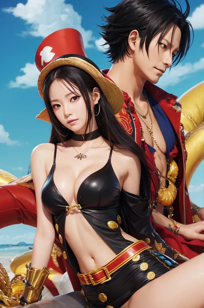 One piece anime all straw hat pirate crew in real life