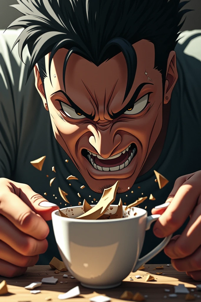 score_9, score_8_up, score_7_up, Handsome Aomine Daiki ,1boy penis ,pov , dark skin ,rooftop ,vomiting cum ,Tired eyesight
