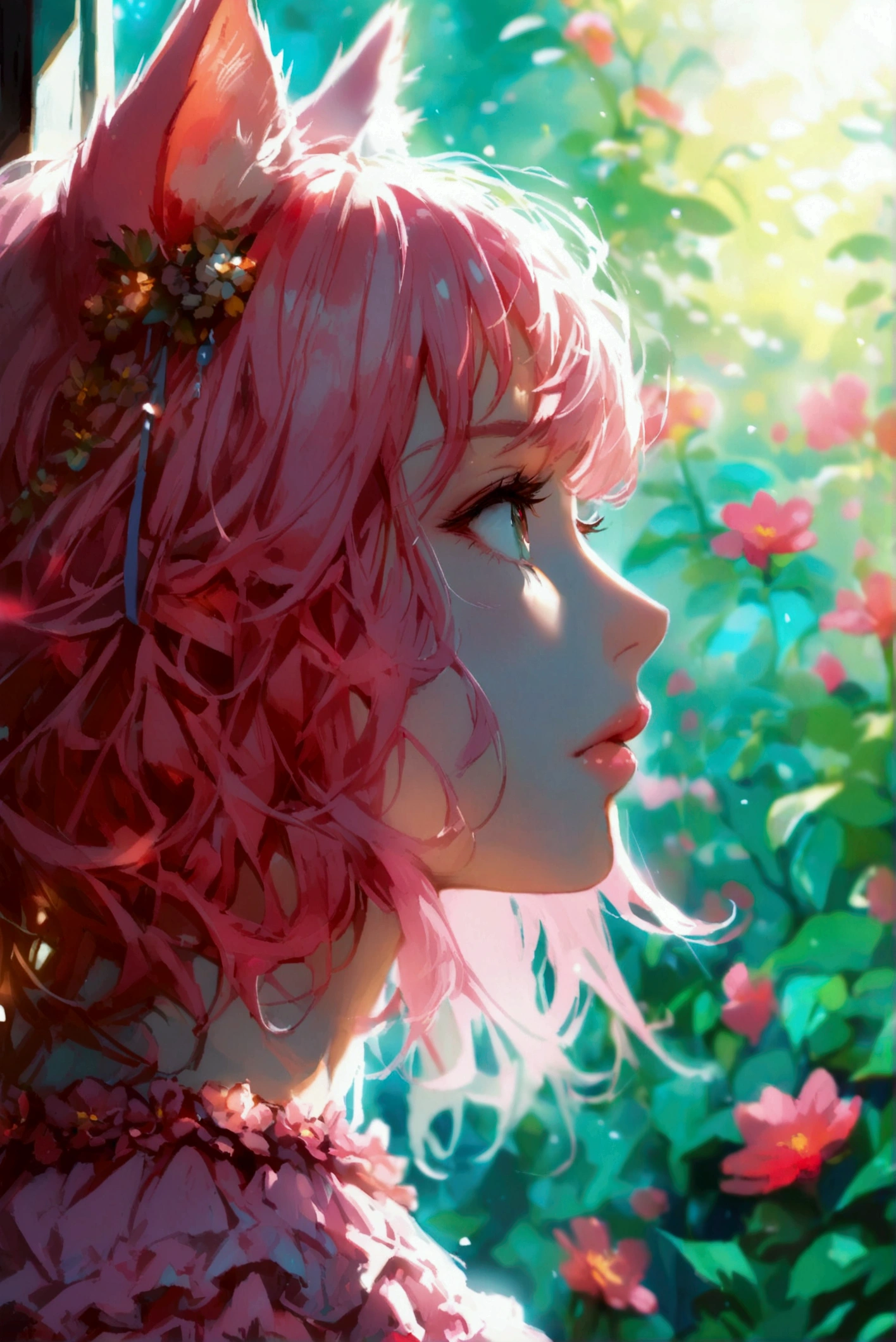 Masterpiece, high quality, 8k, ultra detailed, detailed face, (large breast),1girl, pink hair, (best quality:1.3), sakura, large breasts, (smiling, blushing:1.1), (pov), (grabbing breasts:1.8) standing, blush, bright eye, outdoors, (detail face), jeanfavonian, stand up straight, smile, (armpits poses)