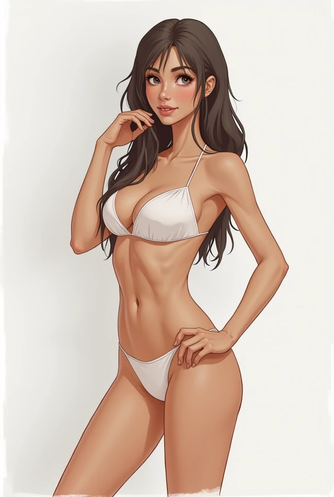 anime woman without clothes