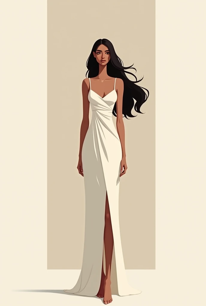 The beautiful goddess Aphrodite, whole body, Cel Shading, Bold outline, Flat Color, Sharp Shadow, Graphic Style, (Manga influence:1.3), Beautiful line drawing, Impressive visuals,comics
