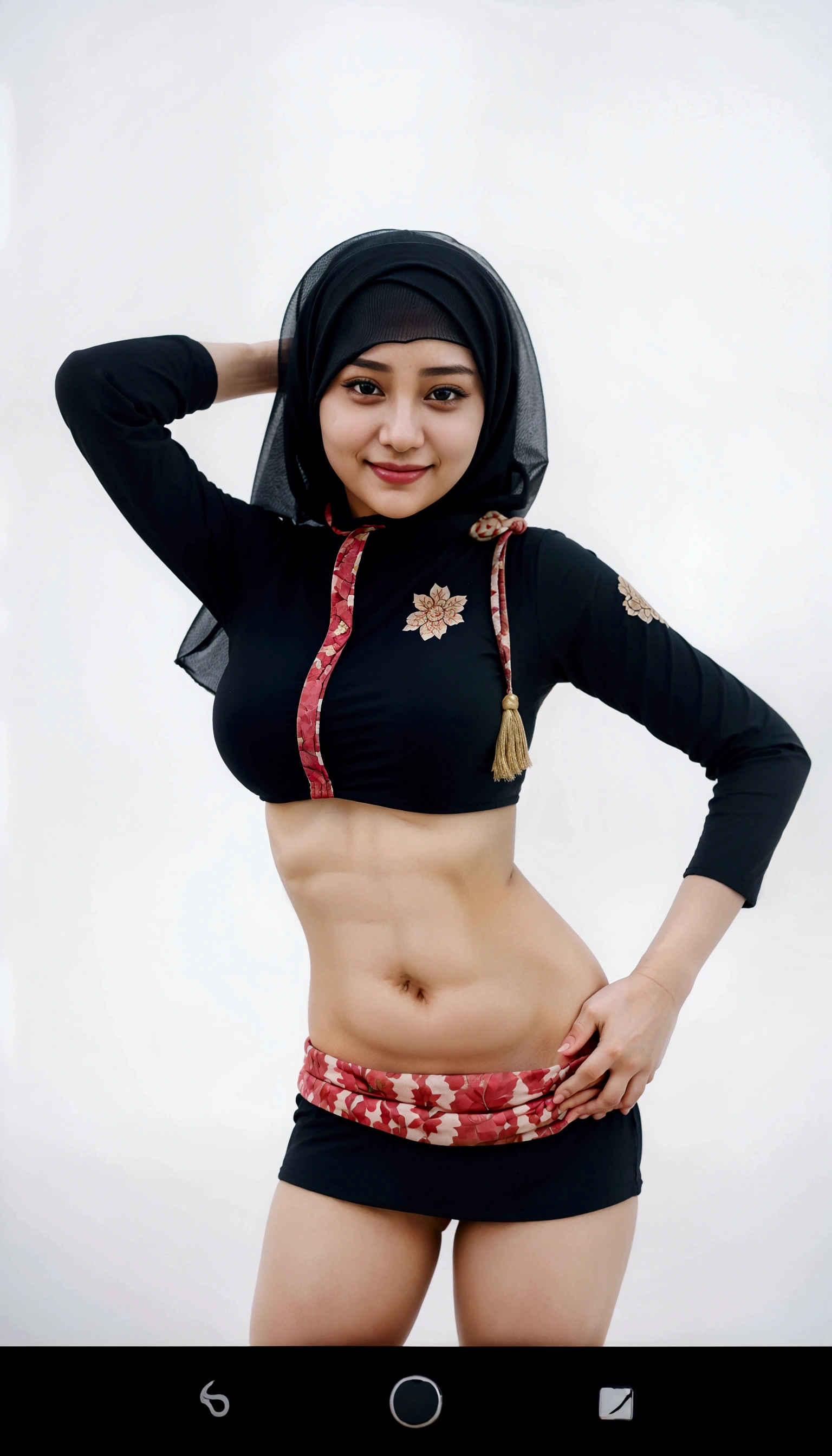 Portrait photo of a young malay girl, (laughing:0.7), (mira filzah face), malaysian, posing, look at a camera, full body,  purple hijab, purple bra and panties, wearing purple floral underwear, chubby camel toe, complex city background, backlit, (cinematic:1.5), epic realistic, hyperdetailed, detailed skin texture, camel toe, mole below eye, insane details, intricate details, accent lighting, soft volumetric light, bokeh, (dramatic light:1.2), (neutral colors:1.3), cross process, night background, portraying the motion and grace of running, showing the wind blowing her hijab, fluid movement, capturing the essence of her athleticism and energy, running