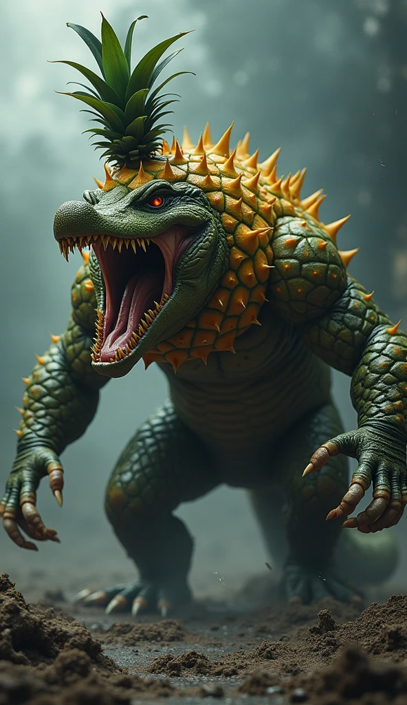 impactful color paint of slime, creature, angry, snot, claws, depth of field, raytraced, tail, spikes, <lora:Orange_Bloom:0.3>, highly detailed, vibrant colors , 8k, sharp, professional, clear, high contrast, high saturated, , vivid deep blacks, crystal clear