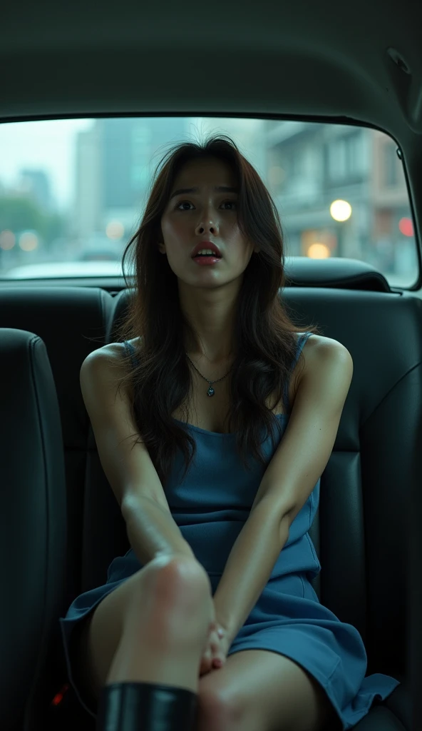 A ultra realistic photo of a a asian girl reading her book on a car, she look at her book, while some take a picture of discretly,beautiful detailed lips, extremely detailed eyes and face, long eyelashes, realistic, photorealistic, photo-realistic:1.37, best quality, 8k, highres, masterpiece:1.2, ultra-detailed, hyper-realistic, cinematic lighting, moody atmospheric lighting, intricate details, dramatic shadows, vibrant colors, cinematic composition,realistic, photorealistic, 8k, best quality, masterpiece, ultra-detailed, vivid colors, studio lighting, physically-based rendering, professional, no blurring, maximal background detail