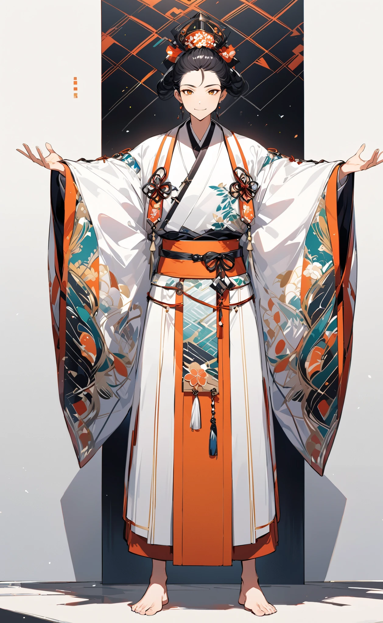 （NOhumans：1.5），（clothing design）， a masterpiece of， Ultimate，（a color），Ancient Chinese clothes，Western Regions dancer costume，gossamer，gold chains，Pink Hanfu，Cherry blossom embroidery，gameicon，