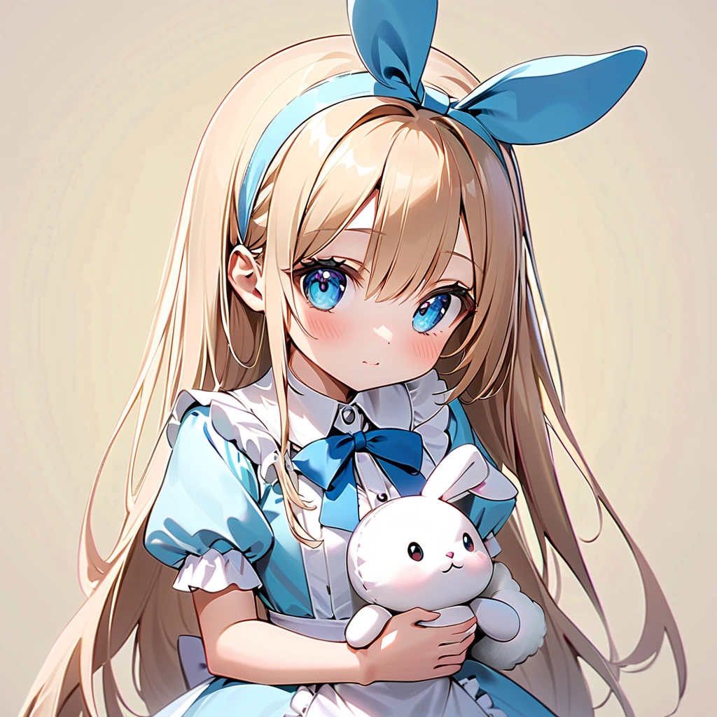 Yuuki Asuna, ((A girl dressed in an Alice in Wonderland costume tilts ...