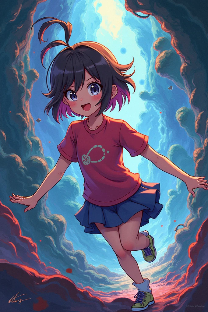 1 female,Bloomers,Dragon Ball,cute,,Intricate details,POP Illustration,Wide range of colors,artwork,rendering,Smiling in a relaxed pose,(masterpiece:1.3),(highest quality:1.4),(ultra detailed:1.5),High resolution,extremely detailed,unity 8k wallpaper,