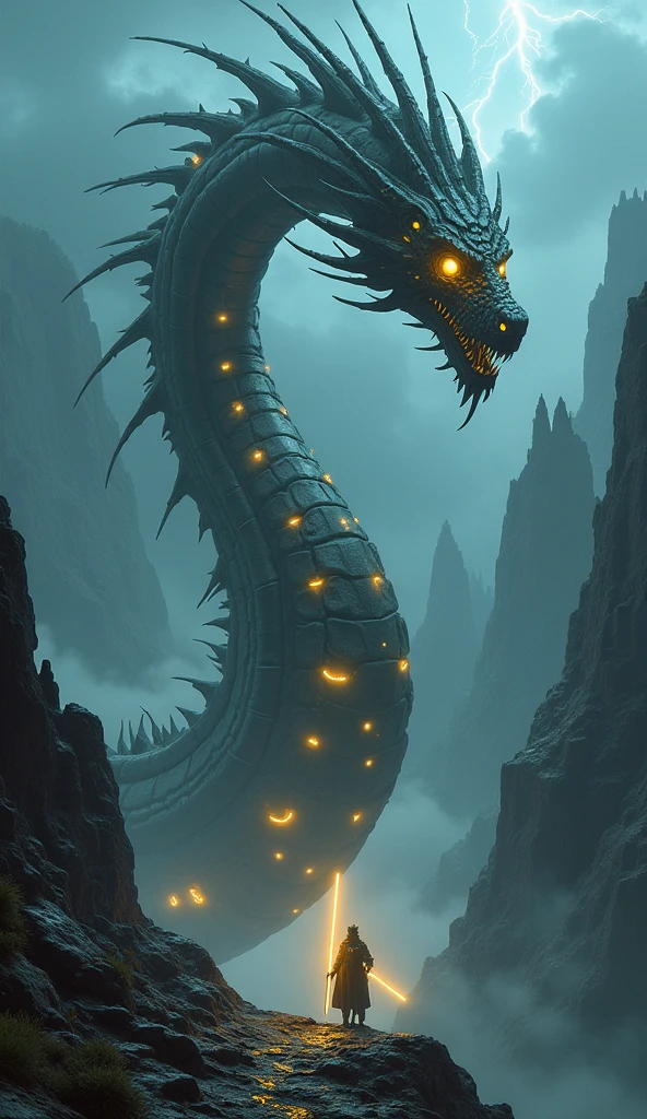 Green dragon:eldritch, ancient corrupted step pyramid:babylonian, dark fantasy, dark atmosphere, eldritch horrors falling from sky, dark purple moonlit sky, angle from front, masterpiece, corrupted celestial energy, looking at viewer, piercing death gaze, enraged face:psychotic, glowing celestial eyes, 1dragon=1.5, ((celestial feathers falling from sky)), ((bioluminescent)),vibrant lighting, ultrarealistic, award winning illustration