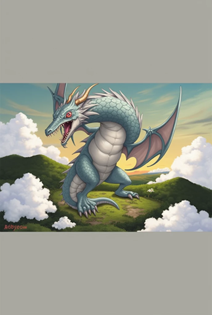 Red-eyed blue dragon