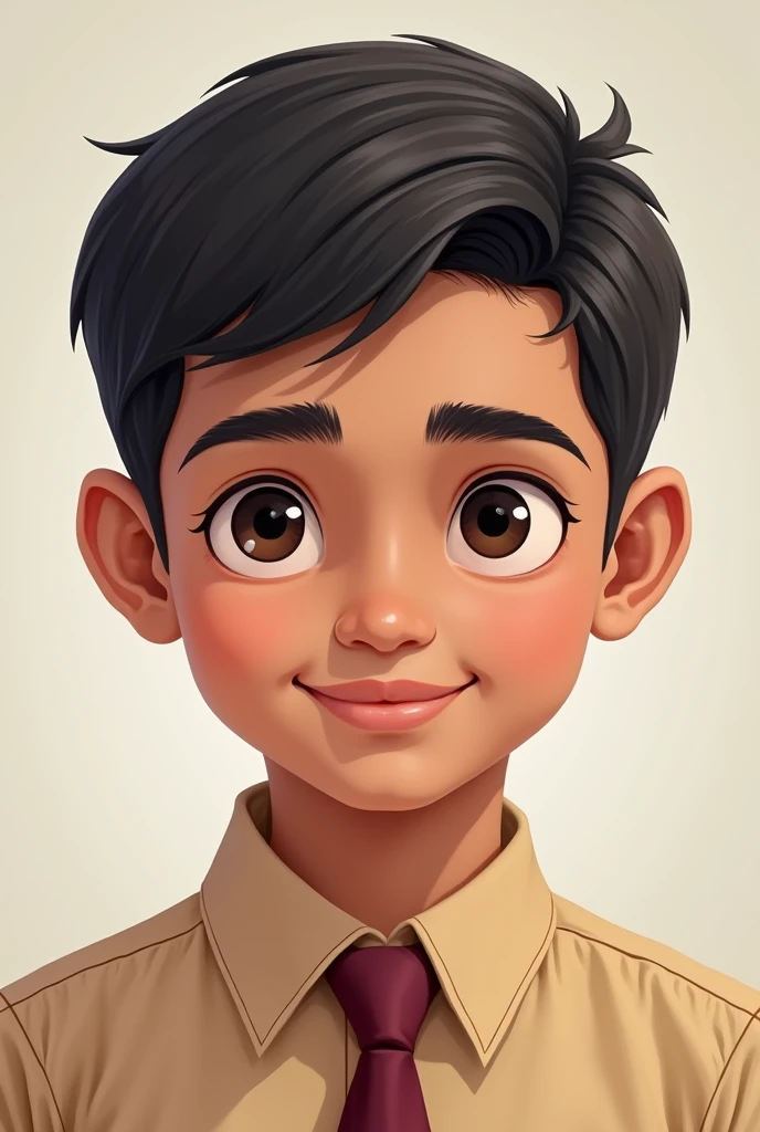 Nepali boy having light black hair The side-parted comb-over and eyes and light skin who looks realistic as possible and human namaste posse