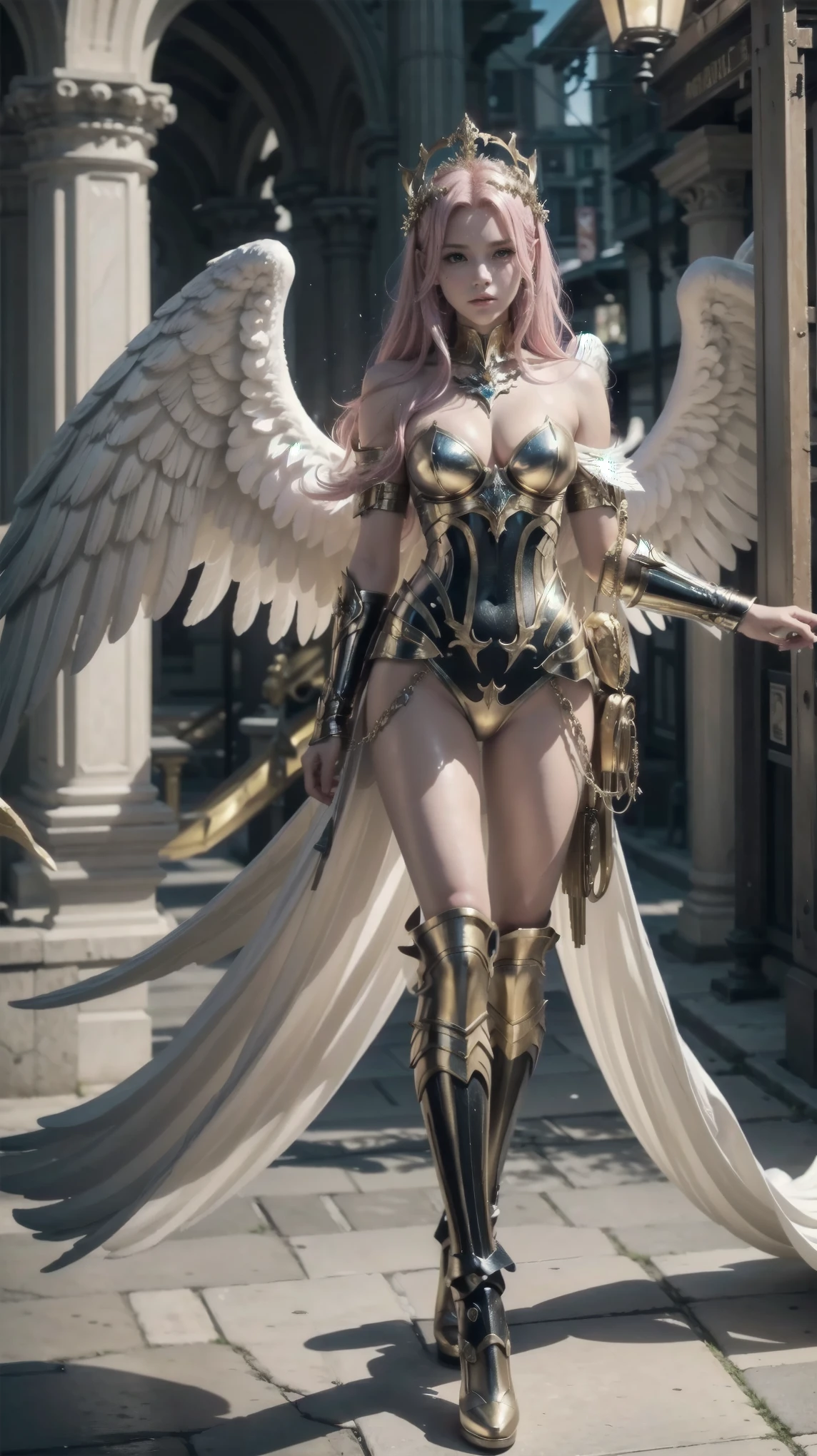  a close up of a woman with a skull on her shoulder , Anjo majestoso de  full body , angel knight girl, angel in plastic armor, tall female angel, beautiful angel girl ciborgue, beautiful cleric,  female key art by Cushart Krenz , serafim, Shadowverse Character Concept, goddess.  extremely high details , ( ( character concept art ) ),  Araffe Angel with golden wings walking on a street , Anjo majestoso de  full body , super wide angel, wide angel shot, wide angel, epic angel wings, close-up de goddess cinematográfica,   Epic angle and pose  ,  angelic wings on the back , thick, warm, share, beautiful angel girl, of beautiful angel, long-range shot from a high angel, foto gigante e impressionante da goddess, there is a woman with pink hair,  full body ,  full body ,  looking at the camera , Guweiz's styleless artworks, ! dream artegerm, Lois van Baarle and Ross, estilo de arte realistic, IG Model | artegerm, Sem style Ross Tran, inspired by Ross Tran, artegerm style, artegerm e atey ghailan,  Araffe covered in gold in front of a building, angelic golden armor, unreal motor render  knights of the zodiac , Golden Goddess Athena,   like a mystical valkyrie  , ornate cosplay, Greek Goddess Athena, usando  golden armor , 3 d goddess minerva,  knights of the zodiac , - Moon jewelry on forehead,  angry expression ,  sad expression , Sailor Moon,  golden armor ,  ([ long hair]:1.8), (whole body:1.8), (Imagem de  full body  em pé:1.8), ( upper body upwards:0.3),portrait, ,  Middle Ages , classicism,  style of Andrey Atroshenko, paint,  Traditional media , realistic, symmetrical and detailed eyes ,  beautiful detailed face , figurative, fine arts, oil on canvas, HDR, 8k, Personagem original, high resolution, high detail,  focus on the face, portrait, ,  Middle Ages , classicism,  style of Andrey Atroshenko, paint,  Traditional media , realistic, symmetrical and detailed eyes ,  beautiful detailed face , figurative, fine arts, PERSEPHONE 