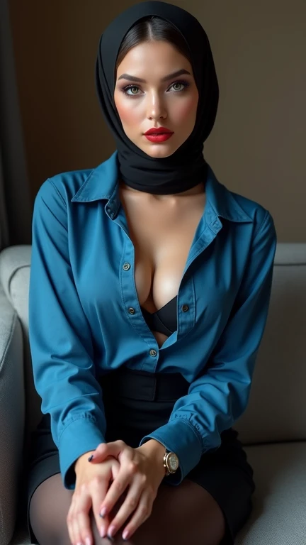 cowboy_shot,(iu:0.8),cleavage,best quality,8k,ultra-detailed,detailed eyes,detailed lips,soft smile,beautiful pearl-skinned hijabi,javanese woman,sexy futuristic top and skirt,realistic,photorealistic,studio lighting,vibrant colors,dramatic lighting,cinematic,masterpiece