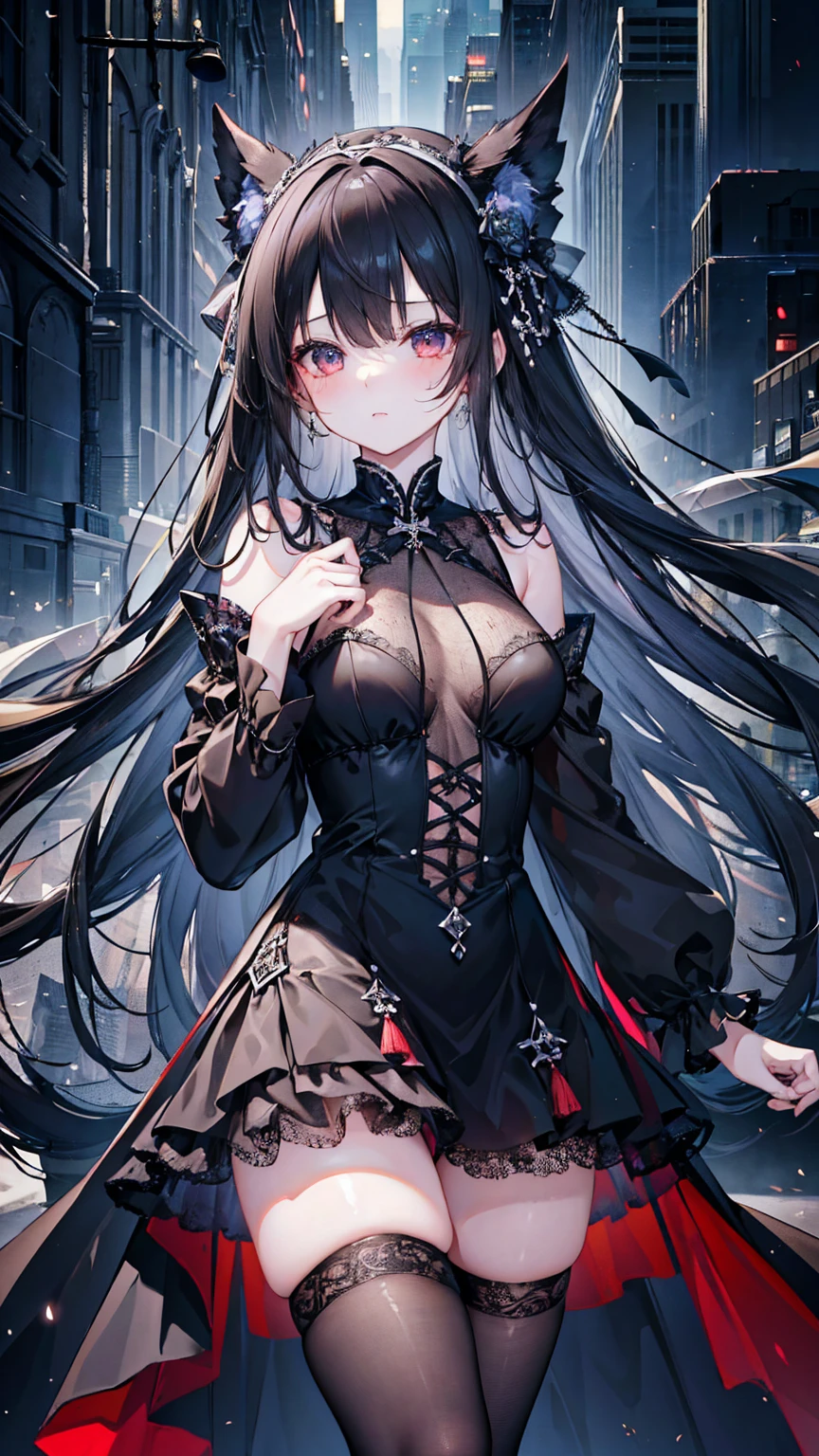 Ruins at night、Lady