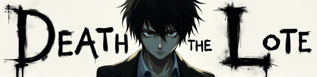"MrCeon" font, text, death note anime of L character, stand writed font, font at land in center of image, font, animation font, at Land, "MrCeon"