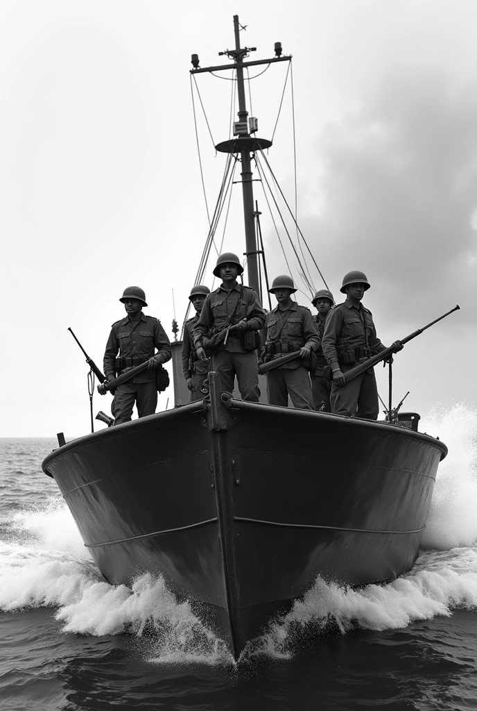 American soldiers landing in the Dominican Republic in 1916