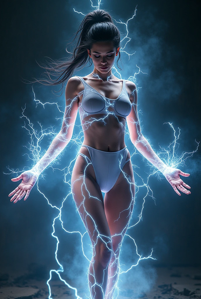 after the transformation, Brenda will radiate an unreal glow, Your sensual curves will become almost transparent. His touch is electrifying. The Xylais symbol is the symbol of pure energy. Thanks to its innate connection with pure energy, can manipulate different shapes, including sound waves, create music, capable of bringing people into states of insane ecstasy or making them obedient and submissive. But nothing is invincible, according to Xylais. Touching your body without protective equipment damages your crystalline structure, so practical interactions can quickly become dangerous. Xylais player can install a stable copy of Xylais, and she will leave the game. The Xilai are descended from a peaceful race that lives on the planets Xylaitria, composed of vast landscapes of iridescent crystals. They have a unique ability to connect with the energy of their planet., can emit light, create sound and shape the world around them with their thoughts. he is not wearing any clothes, Her chameleon-like skin creates tattoo-like patterns that form super intricate drawings in the shape of futuristic lingerie in small sizes and tol Camel toe brand. body art, full body tattoo, Intricate and detailed style of colorful and hyper detailed painting, heavy strokes, Wet dripping paint and wild cracks, sharp focus detallado digitalmente por Mr Muz., Miki Asai Macro photography, foreground, hyper detailed, trend in artistic, sharp focus, studio photo, intricate details, Very detailed, Lt. Greg Rutkowski, ultra HD, realist, vivid colors, Very detailed, uhd drawing, pen and ink, perfect composition, hermosa representación de octano detallada intrincada increíblemente detallada trend in artistic, 8k art photography, arte conceptual fotorrealist, Soft natural volumetric cinematic perfect light, "(masterpiece: 1.2, exceptional quality, mirror-like, cinematic experience, fotorrealist: