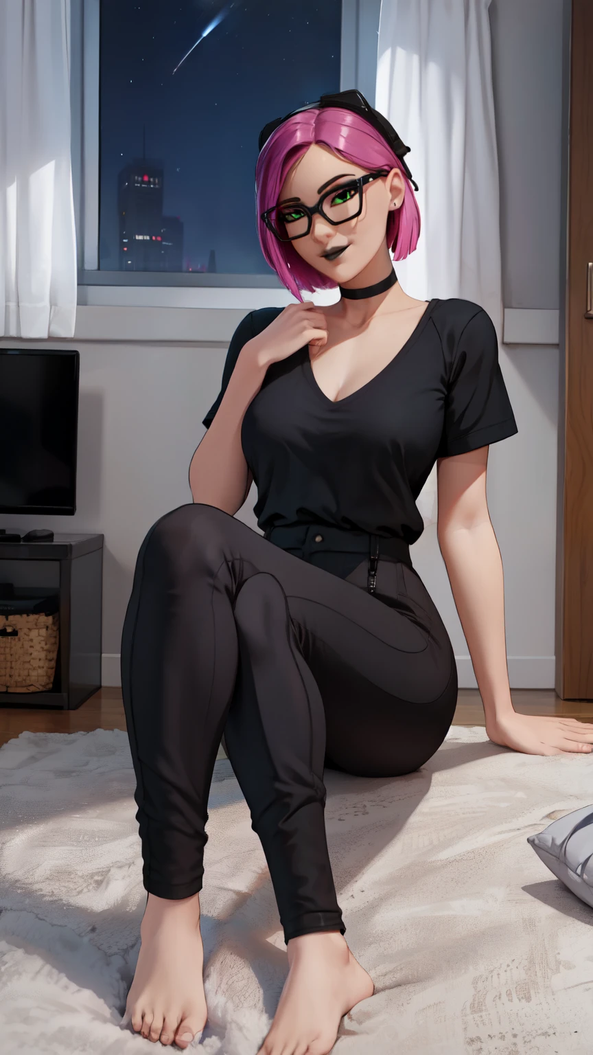 Make it into a hyper realistic cartoon without change the original features and colors of the character.