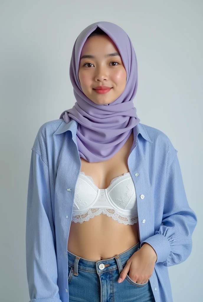 (((HIJAB MALAY GIRL))), (((transparent lace lingerie ))), masutepiece, High quality, UHD 32K, Realistic face, Realistic skin feeling , A Japanese Lady, 8 years old, Little Girl, Very cute and baby-like face, (((HEAVY BOOBS))), (MATRIX WORLD), ((look In front  at the camera and SADNESS)), (((LITTLE GIRL))), (((CUTE GIRL))).