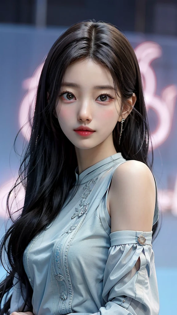 handsome chinese girl, clear eyes, clear facial features, wearing Hanfu, combat readiness, Martial arts moves, A body wrapped in purple mist, motion blur, game light effects, edge light, soft light, movie edge light, delicate light, masterpiece, Super detailed, great composition, highest quality、best image quality、masterpiece、????? nipples、 (((See-through)))、elaborate design、visual art、written boundary depth、