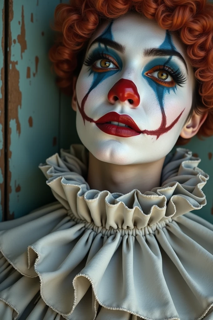 A sad clown 