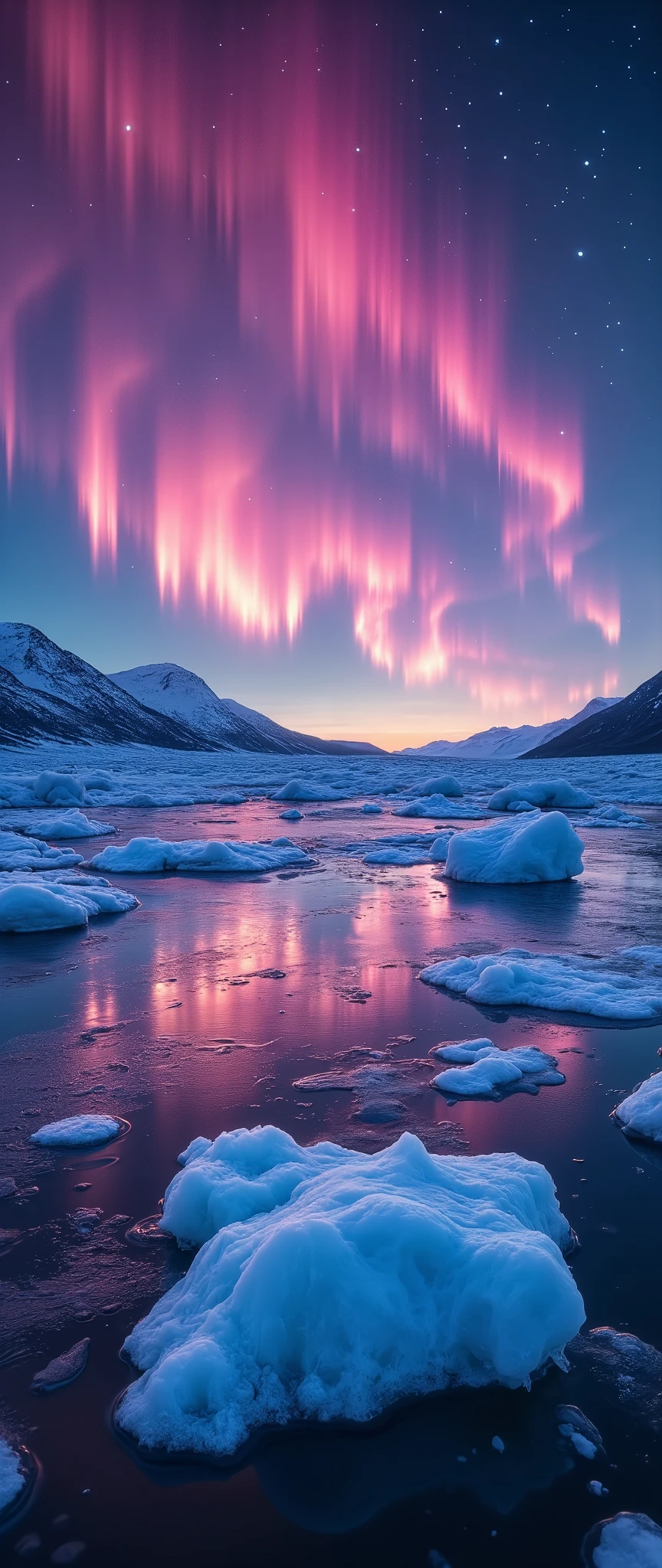 (masterpiece:1.2,Outstanding quality,Mirror finish, Cinematic Experience),8k,16k,wallpaper,( RAW Photos),( photorealistic ),(Aurora over a glacier:2.0),(Northern lights seen at Jökulsárlón Glacier Lagoon:2.0),(Iceland),(Spectacular landscape photos ),( dynamic),(Vivid colors:2.0),( Beautiful Gradations :2.0),(Diffuse reflection of light:2.0)