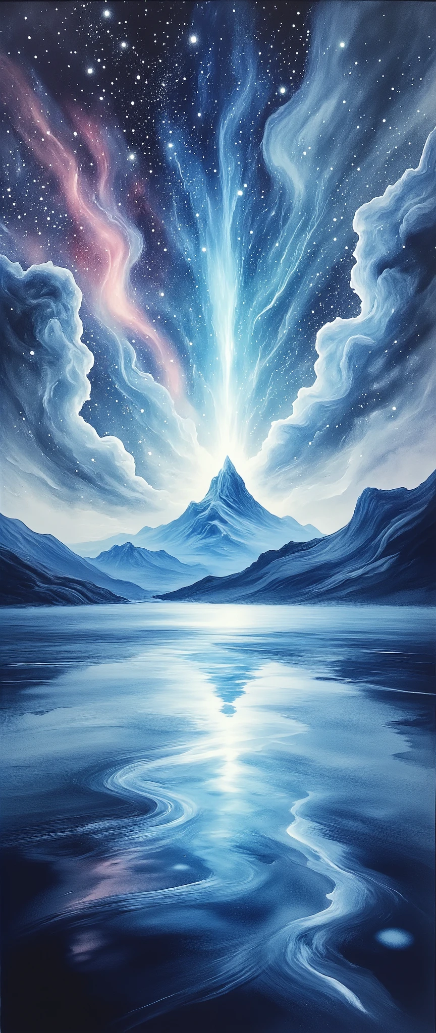 (masterpiece:1.2,Outstanding quality,Mirror finish, Cinematic Experience),8k,16k,wallpaper,( best illustrations),(Aurora over a glacier:2.0),(Watercolor painting of auroras seen at Jökulsárlón glacier lake:2.0),(Iceland),(Spectacular landscape photos ),( dynamic),(Vivid colors:2.0),(美しい gradient :2.0),(Diffuse reflection of light:2.0),(Mysterious),Smear, gradient ,Blur, sputtering,Layering,Dry brush,wiping ,Soft touch