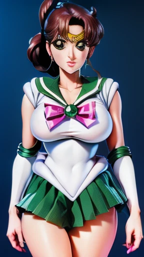 (    best quality), (    best quality)   Sailor Jupiter ,  beautiful body, Big Breasts, Tall