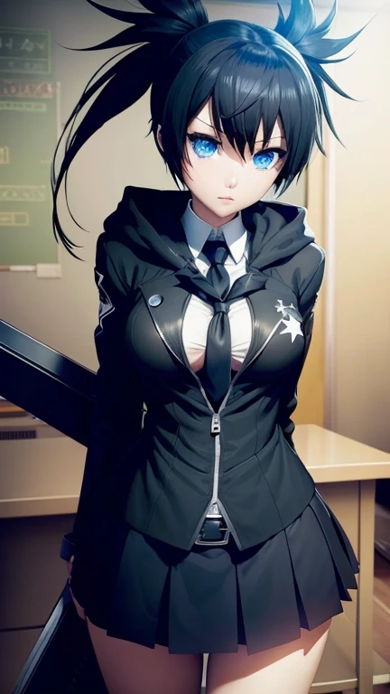 Black Rock Shooter, School Uniform, Sexy, 