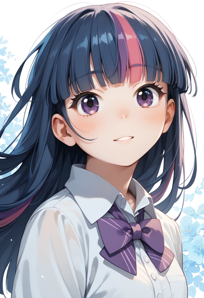  An anime-style manga cover featuring Twilight Sparkle as a character 