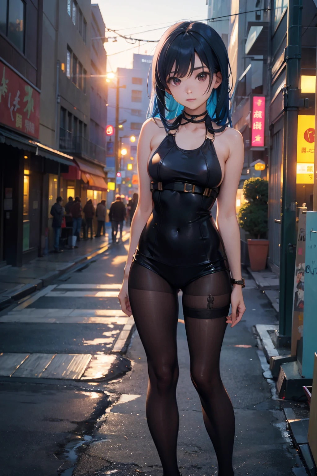 yellow eyes, ((pouder blue hair:1.5)),
BREAK (((casual clothes))), turtleneck:1.2),
BREAK standing ,(((cute pose)), cute blush, (city), wind, blush, ((milf)), night, busy street,
BREAK (masterpiece:1.2), best quality, high resolution, unity 8k wallpaper,NSFW ,(illustration:0.8), (beautiful detailed eyes:1.6), extremely detailed face, perfect lighting, extremely detailed CG, (perfect hands, perfect ???????),