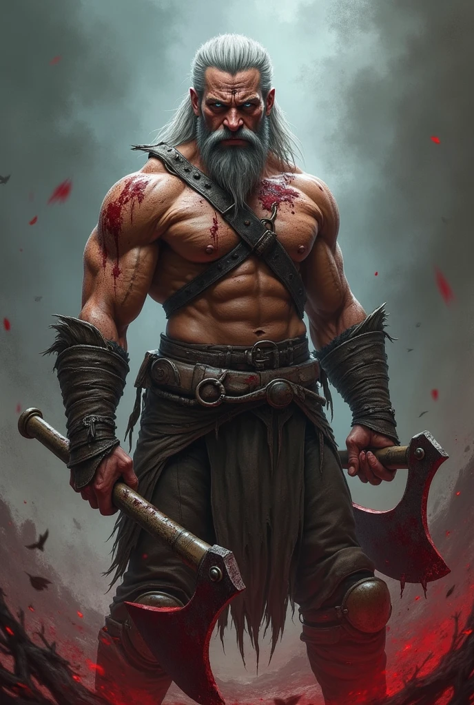Make this man in fight scene
