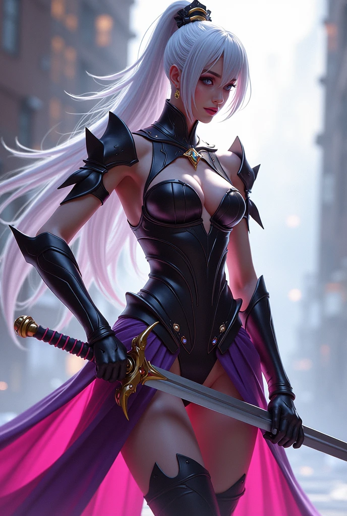 （lifelike， high - resolution：1.3），1Indonesian_girl_face with a perfect body， Super fine face and eyes，long hair， Tank top of random colors：1.2， short jeans， big boob，Expose cleavage , solo, goggles, long_hair, thighhighs, breasts, gloves, goggles_on_head, twintails, blonde_hair, fingerless_gloves, cleavage, very_long_hair, striped_thighhighs, corset, striped, boots, bow_(weapon), breasts, solo, pointy_ears, arrow_(projectile), weapon, elf, long_hair, bikini_armor, holding_bow_(weapon), cleavage, drawing_bow, armor, holding_arrow, holding, holding_weapon, white_hair, ponytail, vambraces, shoulder_armor, aiming, hair_over_one_eye, parted_lips, large_breasts, feathers, medium_breasts, looking_at_viewer, cleavage_cutout, skirt, garter_straps, vertical-striped_thighhighs, vertical_stripes, weapon, large_breasts, clothing_cutout, full_body, Super fine face and eyes，long hair， Tank top over low claveage ：1.2， short jeans， big boob，Expose cleavage