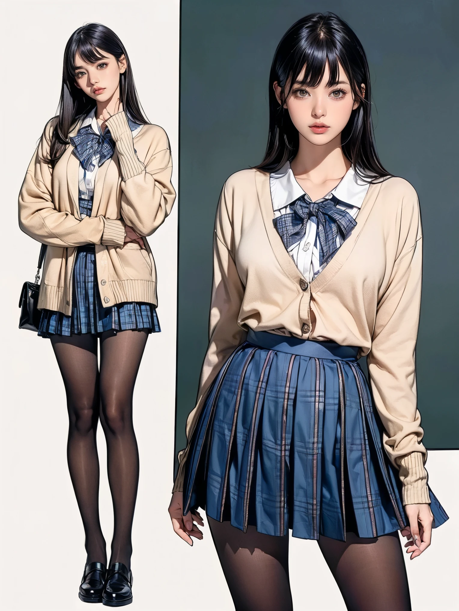 ((((ultra illustrated style:1.0)))),best quality,best animated,masterpiece,ray tracing, global illumination,bound, 1girl, solo, looking at viewer, full body, standing,
<lora:bound-000004:1> <lora:Hoshizaki Ao_07:0.5>