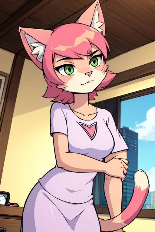 Female furry rozita pink cat ben 10 style 