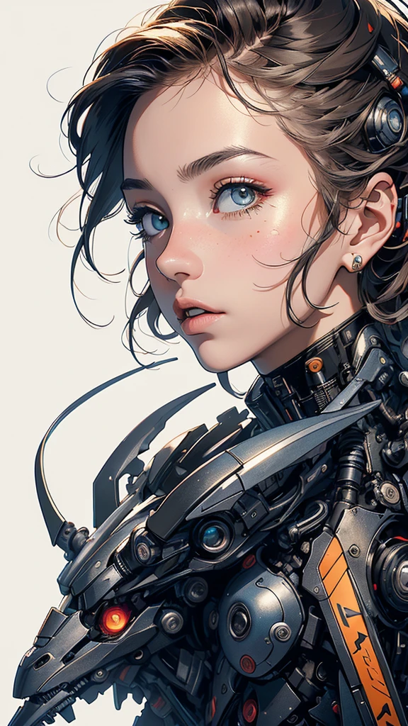 (((masterpiece, highest quality))),(((solo:1.2))),(((1girl:1.2))),32k wallpaper, very detailed,(((((portfolio))))),(((((Close-up))))),(((((bust up))))),((((((more various angle)))))),(((highlight))),((((heterochromia)))),(((complete. detailed face))),((((Extremely talented)))),(((((most complicated machine))))),(((genius mechanic))),((Overall colorfully)),(((cyborg))),(((cleavage)))