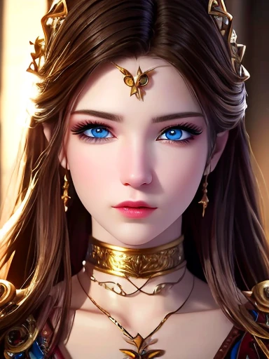 Unreal Engine 5 Realistic Rendering, detailed lips, long wavy hair, serpents for hair, fierce expression, pale complexion, mesmerizing gaze, mythical creature, dark and mysterious background, artistic oil painting style, vibrant colors, soft lighting, (hyperrealistic), (illustration), (high resolution), (8K), (extremely detailed), (best illustration), (beautiful detailed eyes), (best quality), (ultra-detailed), (masterpiece), (wallpaper), (photorealistic), (natural light), (detailed face), (high detailed realistic skin texture), (anatomically correct), (solo), (1 girl), (high detailed realistic hair), (caramel hair:1.35), (heterochromic eyes), (detailed eyes), (blue eyes:1.37), (sparkling eyes), (realistic big breasts:1.5), (long legs), (slender abs), (dynamic pose), (closed tiny mouth:1.3), (concentrated expression),