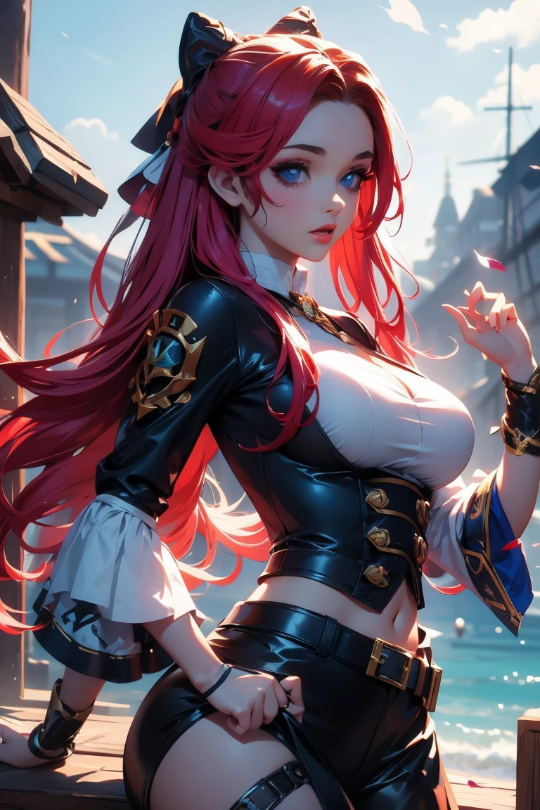 A stunningly ethereal woman, wearing headphones, composed of a dazzling array of rainbow hues, reclines gracefully at the end of a radiant rainbow amidst the fluffy clouds in the sky. Bathed in dynamic and enchanting lighting, accentuates her vibrant, full-bodied form. Fantasy art. Masterpiece