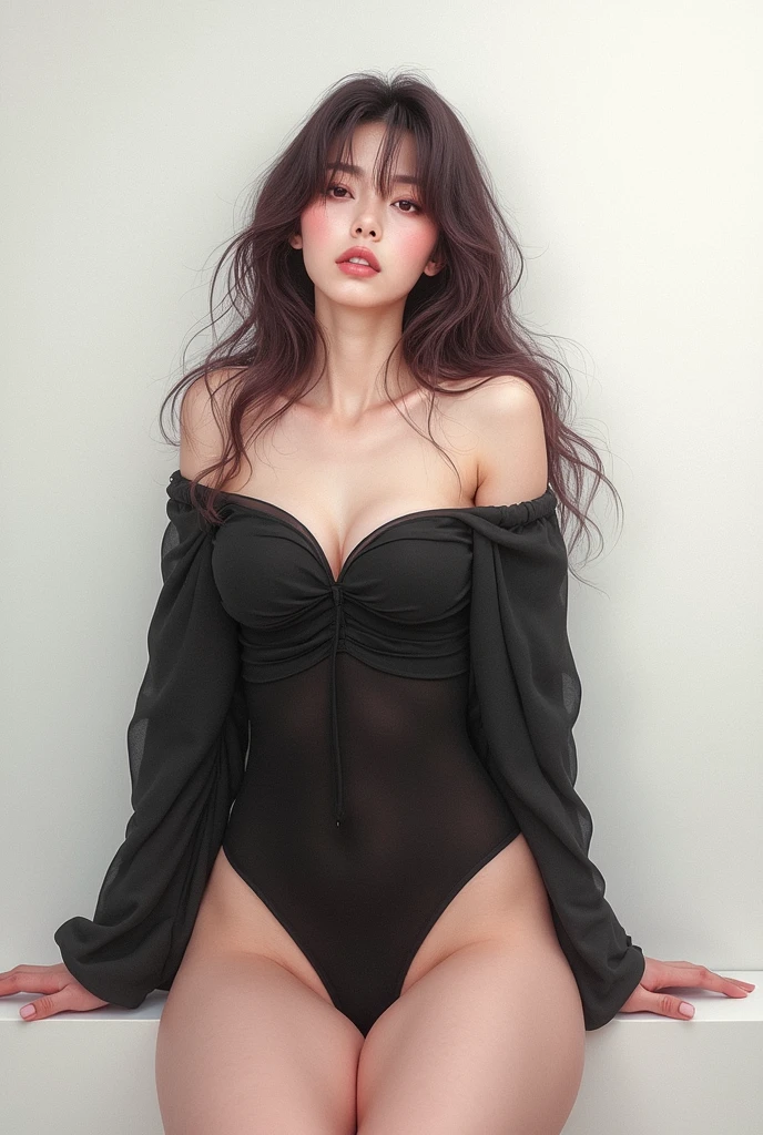 photorealistic, high resolution, soft lights, 1women, solo, hips up, blue eyes, witch robe, witch clothing,long legs