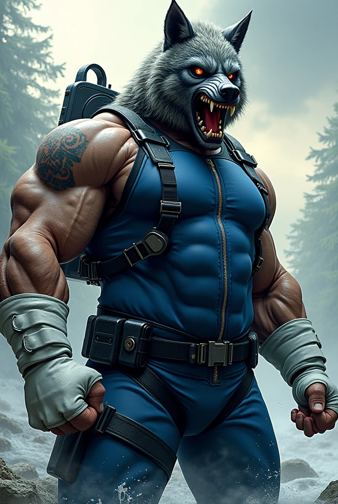 (masterpiece:1.2), best quality,pixiv,official art,perfect anatomy, (Ray tracing, light),solo, (1_male:1.3) , (muscle), (dark fur:1.4), (dynamic poses:1.3), (ultra deTailed), sharp focus, Negi, eyes, (glowing cyan eyes), hairy, (Gray fur:1.4),(muscle bear), (beard:1.3), Tail, Thick eyebrows,open hoodie, naked inside, cargo shorts, boots, ultra deTailed face, high deTails, high quality, (best quality,4K,8K,high resolution,masterpiece:1.2),bright colors, float in the sky, reach hand, (white background:1.3), (light flow:1.3),(wolf tail:1.3)