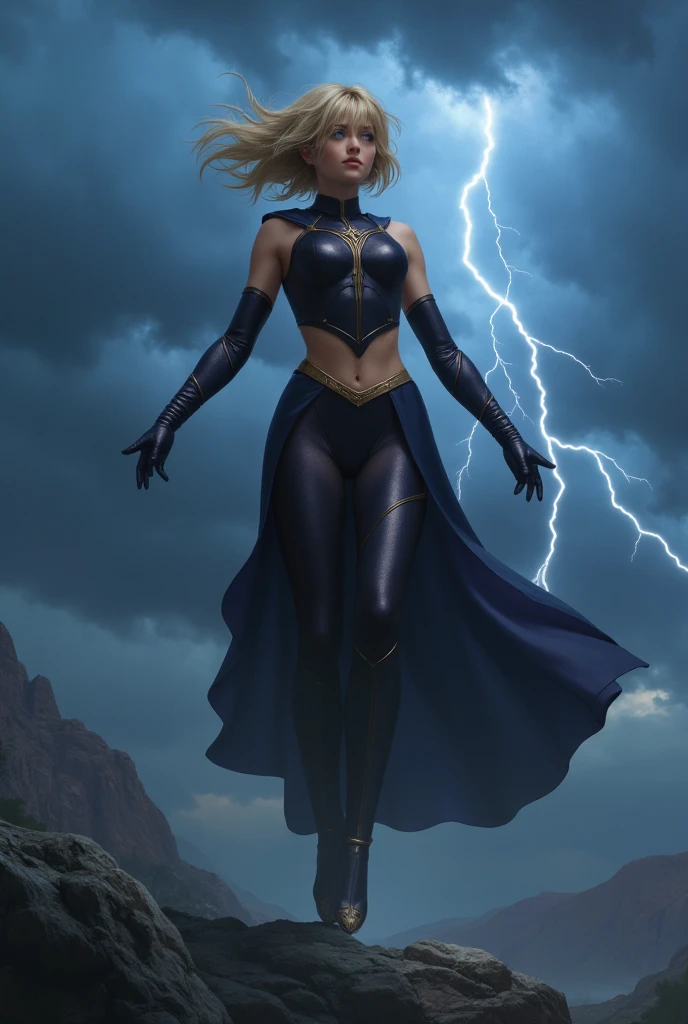 An ultra-realistic and ultra-detailed (Legendary Psychedelic Masterpiece), ((full body portrait)), (Dynamic Angle, View From Below), A Gorgeous caucasian celestial goddess, Dark Sneakers, Slim Body, (Stylish Wavy Black Hair), (silver eyes), ((small breasts)), Wearing A Tight Abstract Fashion Outfit With A (Colorful Elegant Wizards Cloak), Striking, Awkward View Angle, Galactic Clouds everywhere adorned with vivid chemiluminescent stars and galaxies floating through the cosmos, Atmospheric, radiating luminous cosmic energy, multicolored, vibrant lighting, visually stunning, surreal, epic, legendary, radically fantastic, sharp uhd, dof, 8k resolution, enhanced-realism, hyper-photorealism.