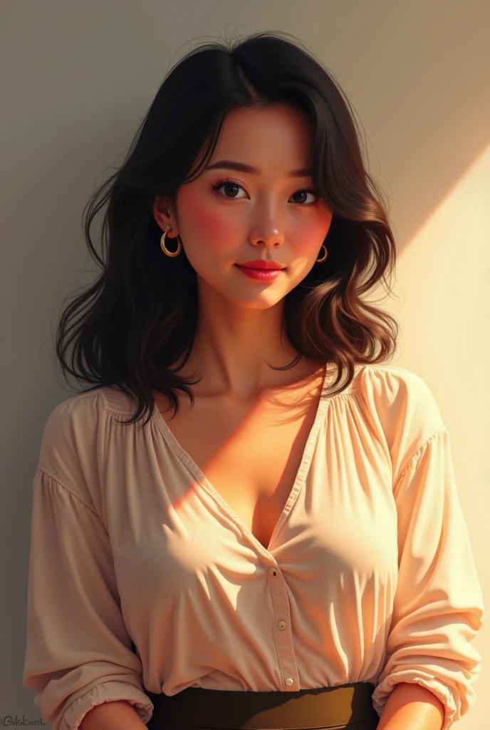 ((masterpiece)), ((best quality)), (portrait of beautiful girl), perfect detailed eyes, perfect detailed face, ultra-detailed nose, open mouthbeautiful girl), perfect detailed eyes, perfect detailed face, ultra-detailed nose, open mouth, radom color shorts, perfect teeth, bare shoulders, charming, perfect face, dimple on cheek, depth of field, highres, ((real skin texture)), (well-proportionedu hands), thin lips, random color hair, floating multicolored hair, thin waist, orange pastel background