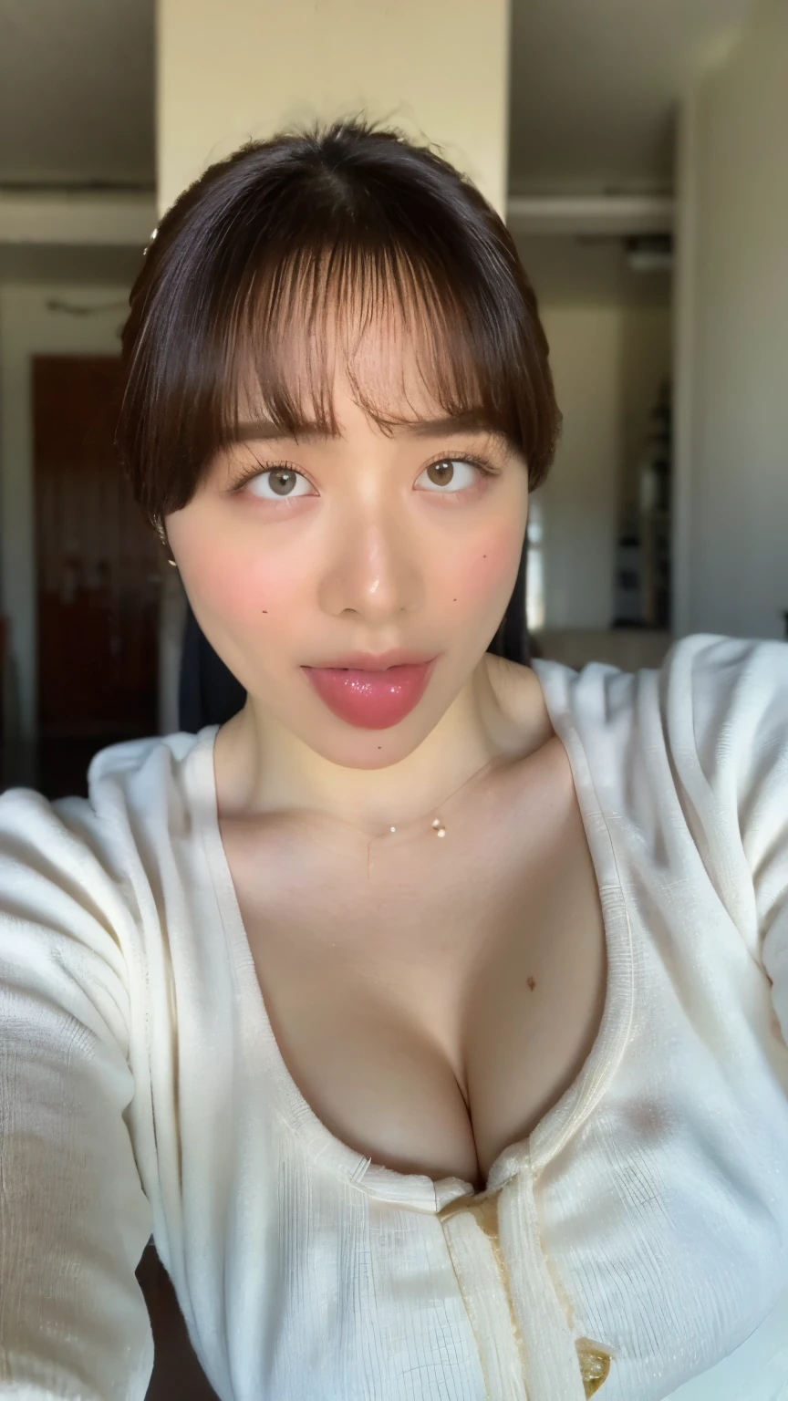 (masterpiece:1.3), (8k, Realistic, RAW Photos, Highest quality: 1.4), (One girl), Beautiful Face, (Realistic Face), (Black Hair, short hair:1.3), Beautiful hairstyle, Realistic eyes, Beautiful attention to detail, Realistic Skin, Beautiful Skin, Absurd, Charm, Ultra-high resolution, Ultra-realistic, Very detailed, Golden Ratio,White teeth,Pink Lips, (nsfw),(vaginal),((sex)) , 1boy , nude,35mm lens,f/1,cowboy shot,large chest, middle Hair with Blunt Bangs,Seductive pose