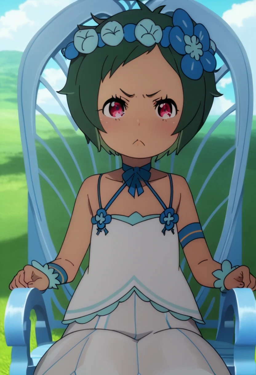 mermaid, long mermaid tail below waistline, underwater, fullbody, cleavage, lelei, 1girl, solo, short_hair, open_mouth, bangs, blue_eyes, bare_shoulders, jewelry, blue_hair, earrings, cape, :o, aqua_eyes, aqua_hair, capelet, chair, looking_at viewer, parody, magical_girl, portrait, cloak
