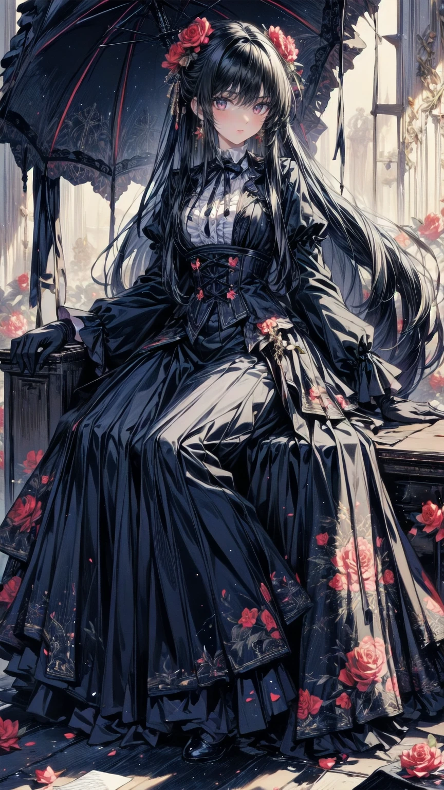 , full body view,Head to toe composition, (masterpiece), ( best quality),  illustration of a Victorian girl  、cute girl、Anime、 1. **Low Fashion**:  Victorian fashion 、 It features a gorgeous and elegant design 。Ruffles and lace、  Corset  、  It features elements such as a long dress  。 ,  Full Body View , Head to Toe Composition, (masterpiece), (  best quality),   Victorian Girl's Illustration   、cute girl、Anime、 1. **Low Fashion**:   Victorian fashion  、  It features a gorgeous and elegant design  。Ruffles and lace、   Corset   、    Incorporate elements such as a long dress    。 2. **Hairstyle on**:    Victorian Women's Hairstyle   、   Accessories with attention to detail By drawing    。Upstyling and curls、 At the prompt 、   It's good to wear a ribbon , Floral decoration, wait. In your hair  .。 3. **features**:  Girl with a kind face  、beautiful、cute、  Intelligent Beaty   , beautiful 5. **   with Accessories   **:   by drawing accessories by paying attention to details {x} accessories played an important role in the Victorian era 。  has  、Gloves、[umbrella,  wait a minute .、   you can also attach ribbons, flower ornaments, etc. to your hair  、 、   it's also nice to put in lots of complicated and delicate things   。 Nice dress、Floral、    Gorgeous Costumes    、   pastel colors, (   shining brightly   ), (( Stunning  )), (   lots of petals drifting 女の子  , ((2D)), ((Paper Art))
2. **Hairstyle on**:  Victorian women's hairstyles 、 lots of complicated and delicate things  。Upstyling and curls、 At the prompt 、  you can give your character personality  .。 3. **features**: Girl with a gentle face 、beautiful、cute、 intelligent Beaty , beautiful 5. **  with Accessories  **:  by drawing accessories by paying attention to details {x} accessories played an important role in the Victorian era 。 have 、Gloves、[umbrella, hang on.、  It features a gorgeous and elegant design 、 、  it's also nice to put in lots of complicated and delicate things  。 Nice dress、Floral、  Gorgeous Costumes  、  pastel colors, ( Shining brightly ), (( is dazzling)), ( lots of petals drifting , ((2D)), ((Paper Art))
