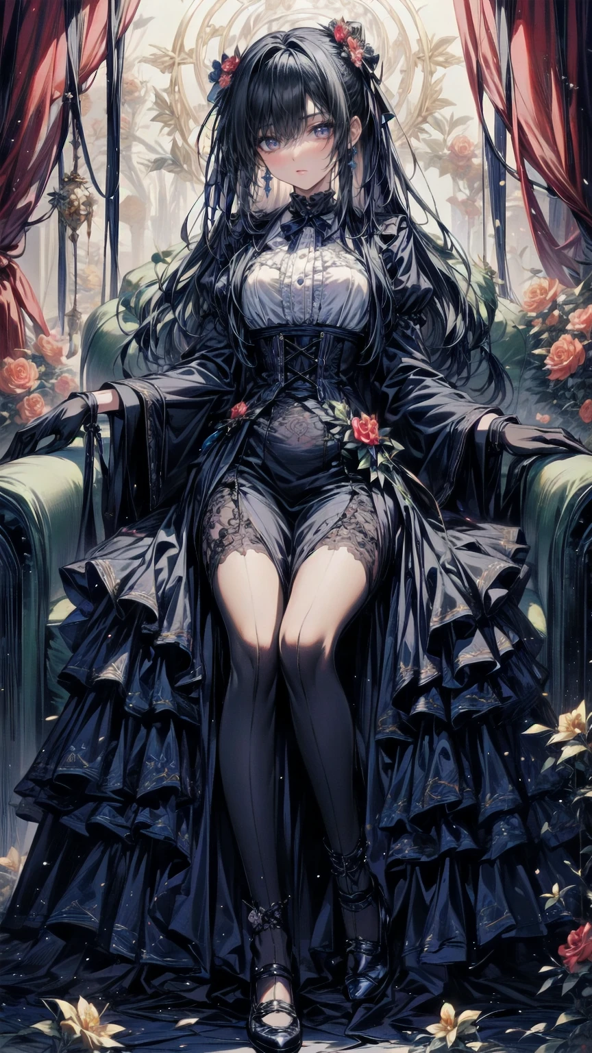 , full body view,Head to toe composition, (masterpiece), ( best quality),  illustration of a Victorian girl  、cute girl、Anime、 1. **Low Fashion**:  Victorian fashion 、 It features a gorgeous and elegant design 。Ruffles and lace、  Corset  、  It features elements such as a long dress  。 ,  Full Body View , Head to Toe Composition, (masterpiece), (  best quality),   Victorian Girl's Illustration   、cute girl、Anime、 1. **Low Fashion**:   Victorian fashion  、  It features a gorgeous and elegant design  。Ruffles and lace、   Corset   、    Incorporate elements such as a long dress    。 2. **Hairstyle on**:    Victorian Women's Hairstyle   、   Accessories with attention to detail By drawing    。Upstyling and curls、 At the prompt 、   It's good to wear a ribbon , Floral decoration, wait. In your hair  .。 3. **features**:  Girl with a kind face  、beautiful、cute、  Intelligent Beaty   , beautiful 5. **   with Accessories   **:   by drawing accessories by paying attention to details {x} accessories played an important role in the Victorian era 。  has  、Gloves、[umbrella,  wait a minute .、   you can also attach ribbons, flower ornaments, etc. to your hair  、 、   it's also nice to put in lots of complicated and delicate things   。 Nice dress、Floral、    Gorgeous Costumes    、   pastel colors, (   shining brightly   ), (( Stunning  )), (   lots of petals drifting 女の子  , ((2D)), ((Paper Art))
2. **Hairstyle on**:  Victorian women's hairstyles 、 lots of complicated and delicate things  。Upstyling and curls、 At the prompt 、  you can give your character personality  .。 3. **features**: Girl with a gentle face 、beautiful、cute、 intelligent Beaty , beautiful 5. **  with Accessories  **:  by drawing accessories by paying attention to details {x} accessories played an important role in the Victorian era 。 have 、Gloves、[umbrella, hang on.、  It features a gorgeous and elegant design 、 、  it's also nice to put in lots of complicated and delicate things  。 Nice dress、Floral、  Gorgeous Costumes  、  pastel colors, ( Shining brightly ), (( is dazzling)), ( lots of petals drifting , ((2D)), ((Paper Art))
