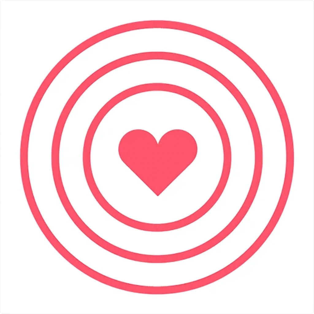 that is a strawberry in the center, not a heart