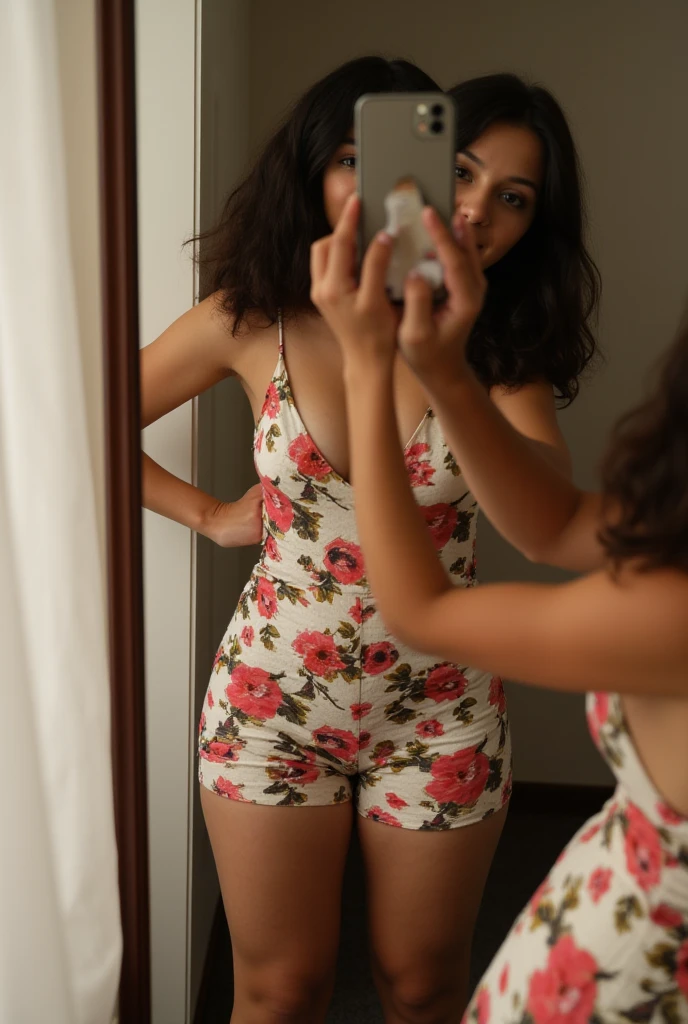 woman with pink hair taking a picture of herself in the mirror, wearing pink hair bow, pigtails, colorful pigtail, wearing underwear, with pink hair, wearing pink panties, back of the hair, roses in her hair, pink hair covered with hairpins, view from the back, curvy and bow, shot from the back, thick bow, insanely inflated hips, beautiful girl, big ass, huge ass, bbw, from behind, thick, thick thighs, wide hips, bbw, big , sideboob, giant ass, side view, big butt, round butt, tight underwear, underwear halfway off, underwear taking off, grabbing ass, ass spilling over underwear, too thick for clothes, side angle, chubby stomach, big , filipina, bare naked fat ass on sink