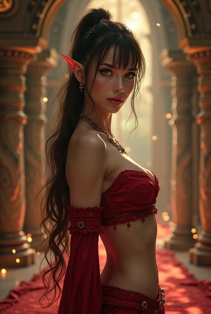 1 girl, apenas um, jaqueta aberta, fotografia de corpo inteiro, cintura fina, no-bra, pernas bonitas(((Lord of the Rings Style)))), fria, noite, lugar sombrio, terror, , suor, corpo suado, olhando para o espectador,((no-bra))))), ombros expostos e umbigo inteiro, , ((((Retrato de uma morena)))), NSFW, (((detalhes privados delicados)), (((lugar abandonado, poeira, frio, Sweating and tiredness))))(peito grande), (pele morena, negra), olhos maquiados, capuz, vestido curto sexy,((( retrato, qualidade profissional, high resolution, contraste perFeito, The lighting, perfect composition, Waifu, pele perfeita, perfect hands, perfect fingers, seios perfeitos, cabelo perfeito, rosto perfeito))), (((fundo desfocado, lente 1.4f))).